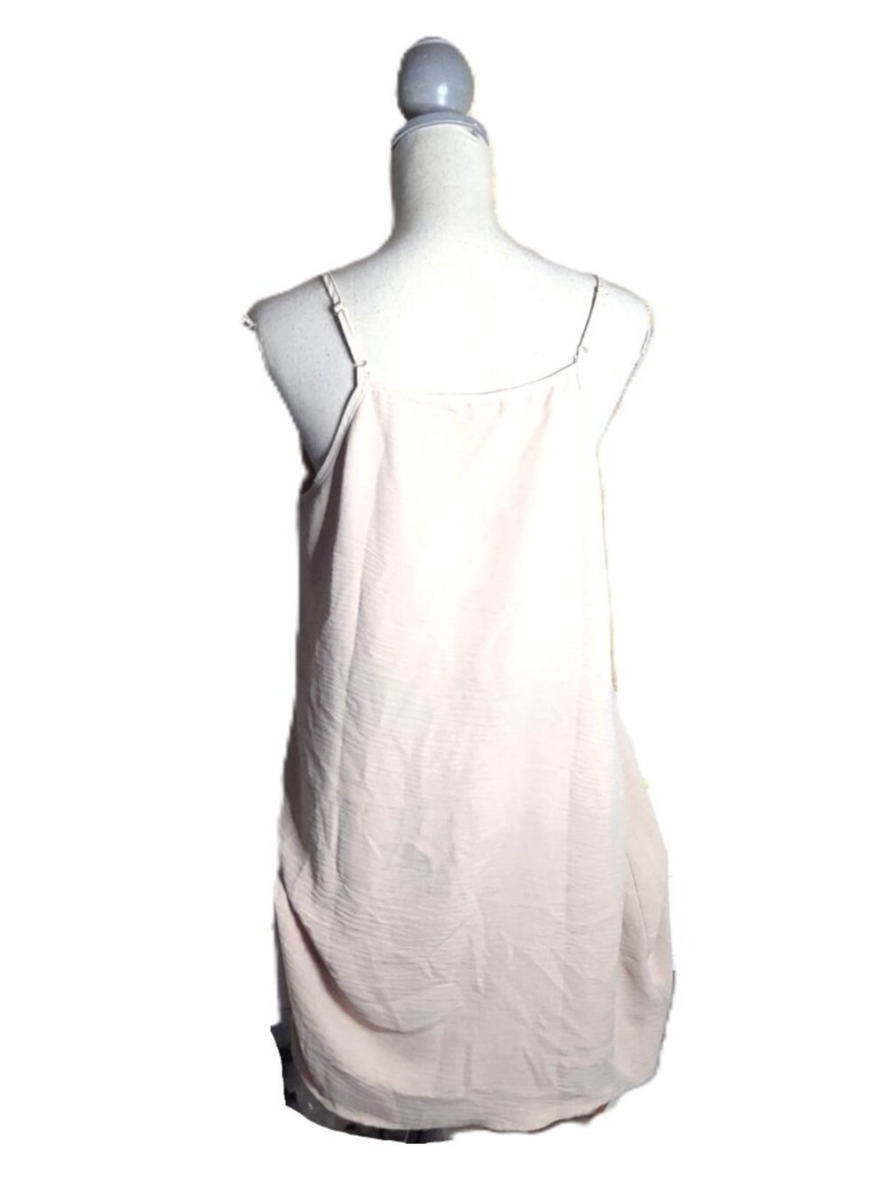 Women's Shein Medium (6)Beige Tan Tank Sundress Dress - Picture 5 of 7